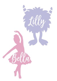 Flieder, Neon und Rosa Konfetti Schultüte mit Name personalisiert für Mädchen 9