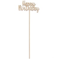 Holzpicker Happy Birthday 24,2x8cm 3