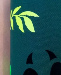 Neon Schultüte Dschungel dunkelgrün, aus Stoff 70 cm 7