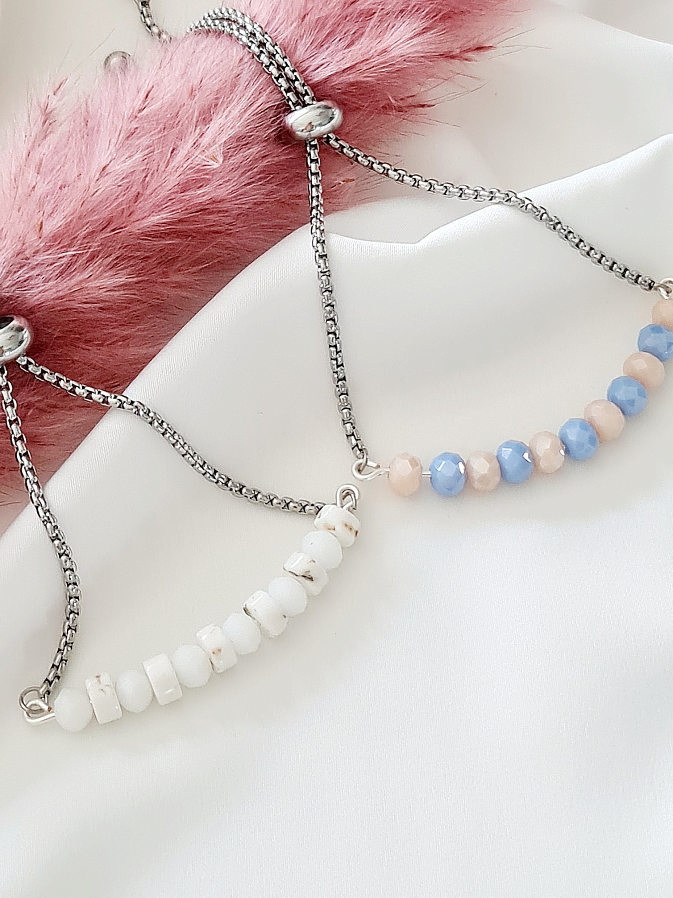 Perlenarmband silberne Armbänder Frauenarmbänder Armband mit Perle 2