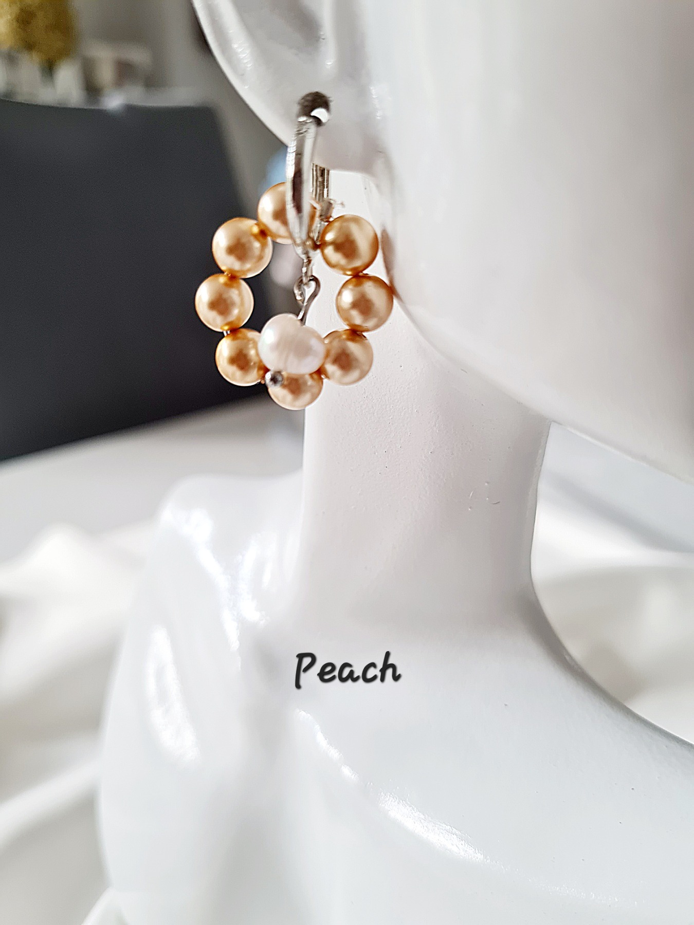 Perlenohrringe eleganter Schmuck Swarovski Crystal Pearls 9