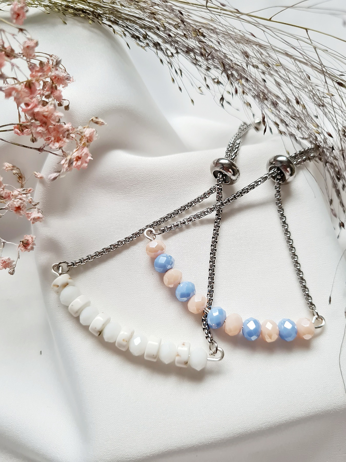 Perlenarmband silberne Armbänder Frauenarmbänder Armband mit Perle