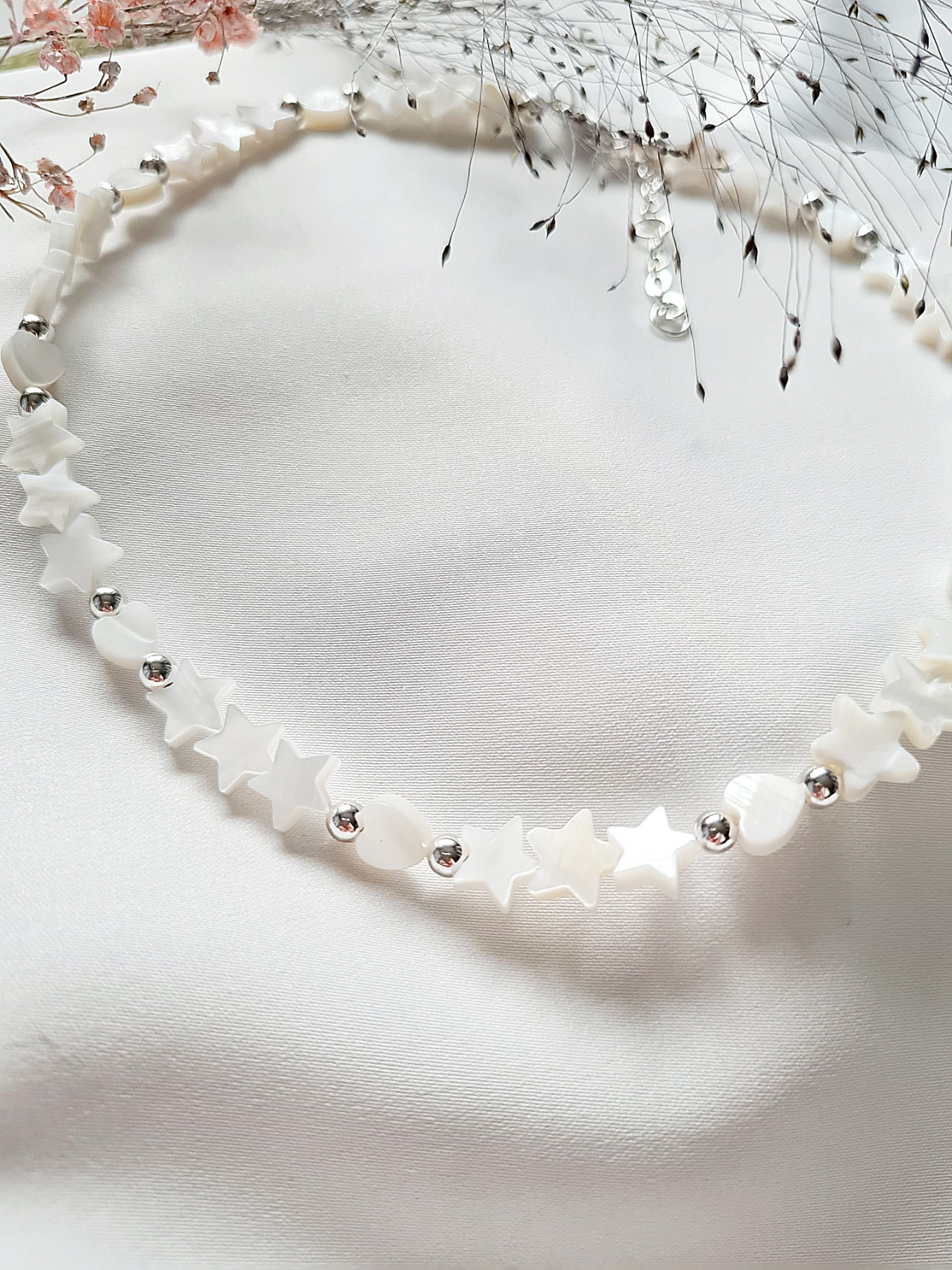 Perlen Halskette Damen Schmuck Stilvolle Halskette Perlmutt Halskette 7