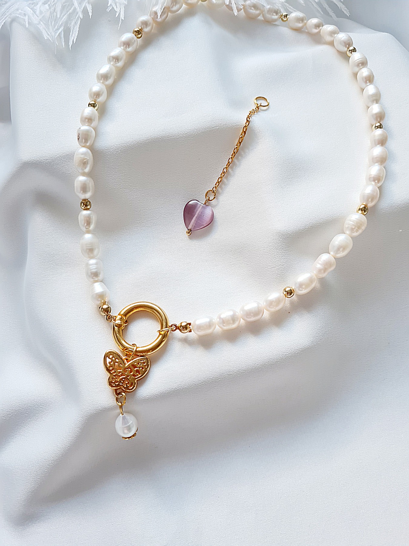 Halskette | Süßwasser-Zucht-Perlen 4