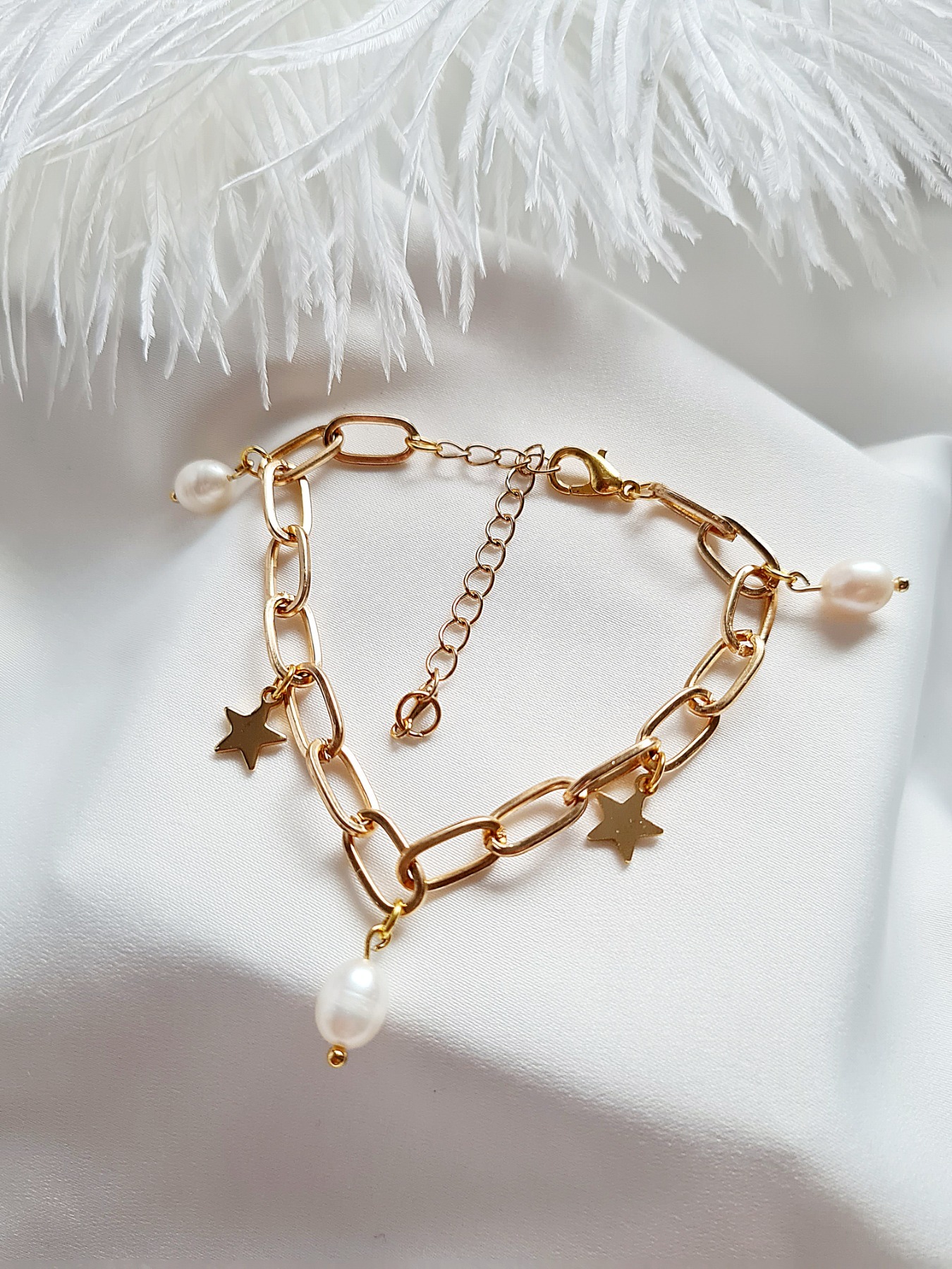 Vergoldetes Armband für Frauen Edelstahl Anhänger Armband für Damen Schmuckstücke für