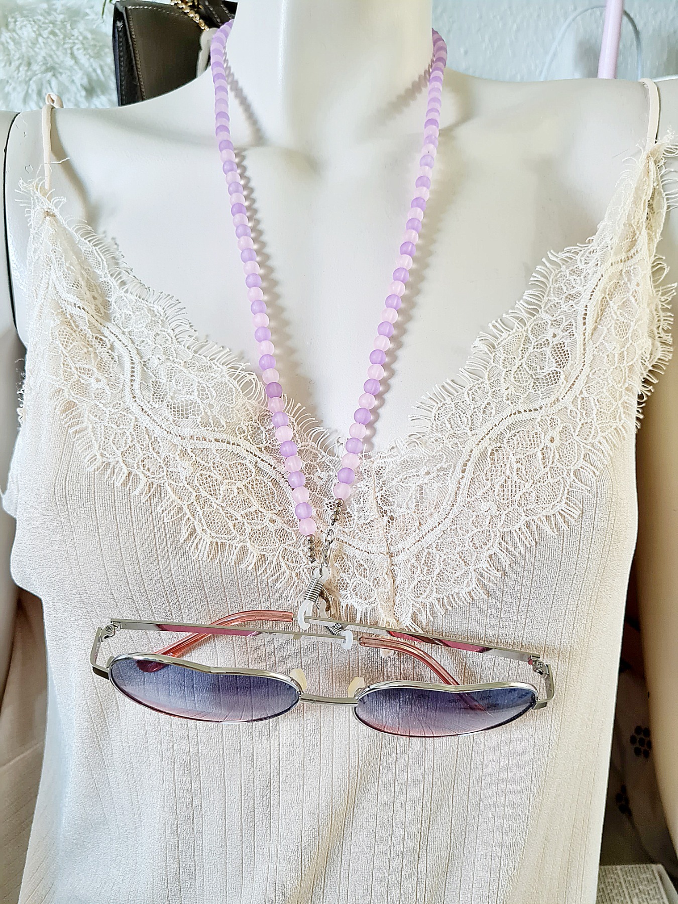 Sommer-Brillenketten Polarisperlen modischer Blickfang federleicht 4