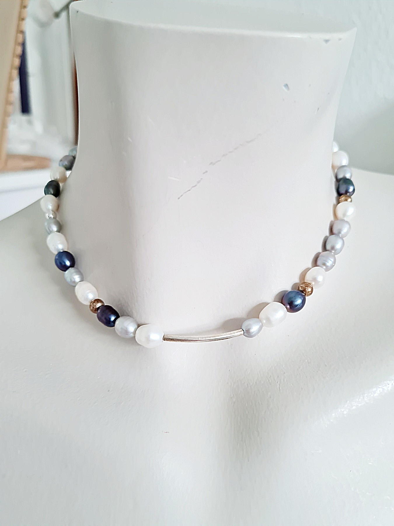 Halskette | Süßwasser-Zucht-Perlen 2