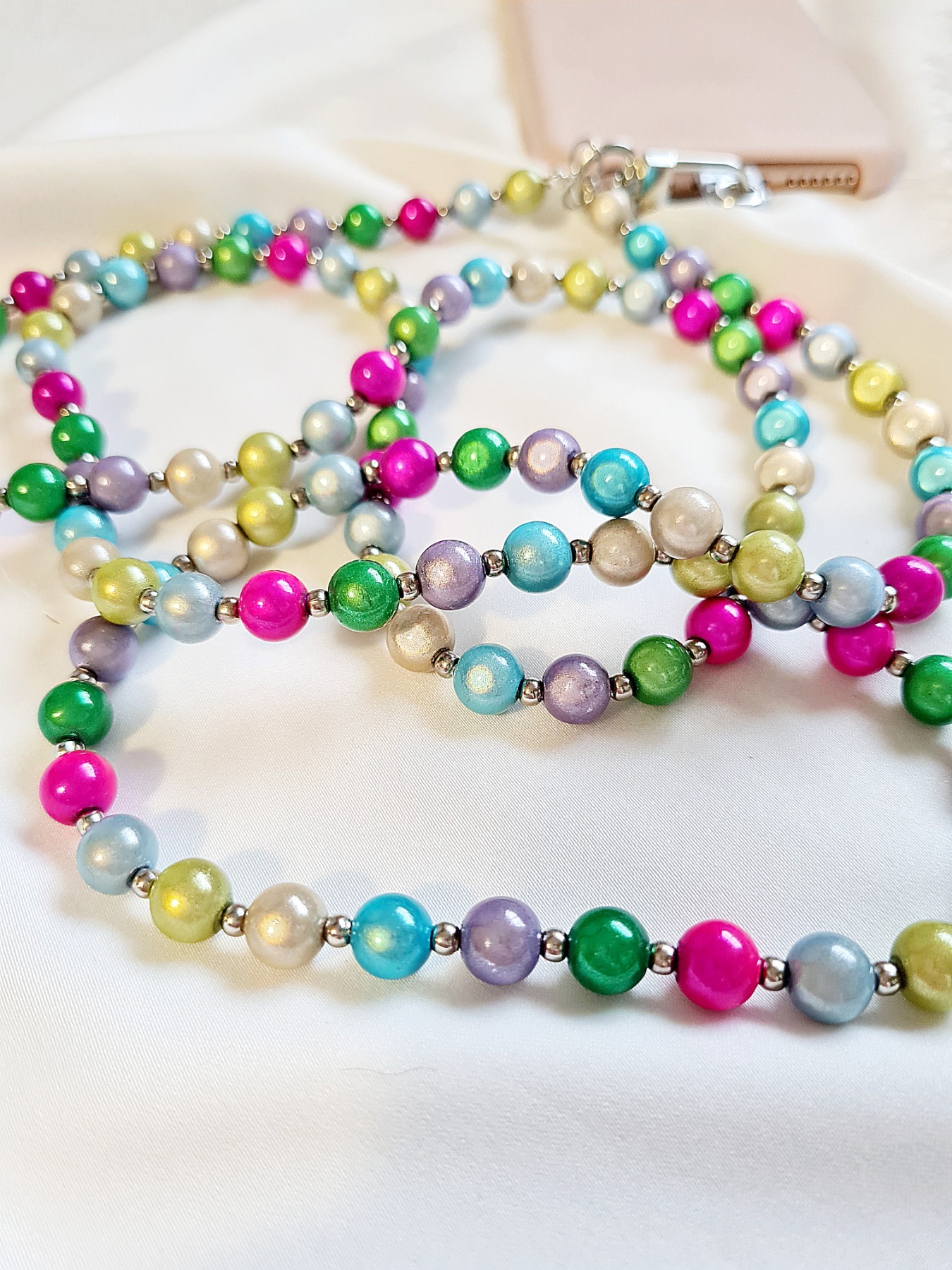 Handykette Miracle Beads leuchtend-bunt praktisch stylisch
