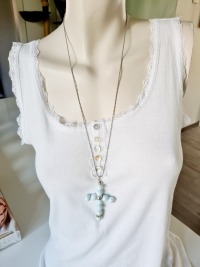 trendige Halskette exklusiver Schmuck Halsketten mit Kreuz 12