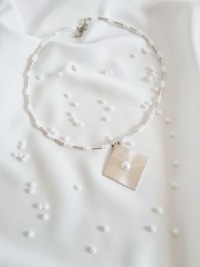 Halskette handgefertigt Accessoire Rocailles Perlen 4