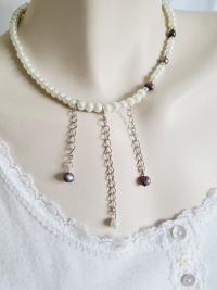 Perlen Halskette Süßwasser Zucht Perlen Luxus Schmuck 3