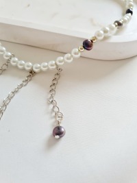 Perlen Halskette Süßwasser Zucht Perlen Luxus Schmuck 5
