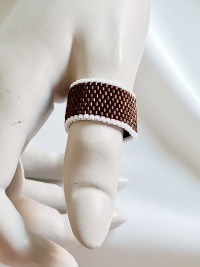 Ringe aus Miyuki Delica Perlen handgefertigt hochwertige Materialien