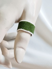 Ringe aus Miyuki Delica Perlen handgefertigt hochwertige Materialien 4