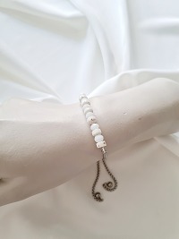 Perlenarmband silberne Armbänder Frauenarmbänder Armband mit Perle 7