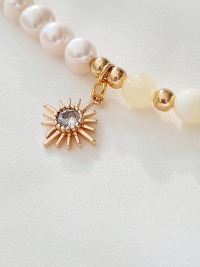 Halskette aus Süßwasser-Zucht-Perlen 3