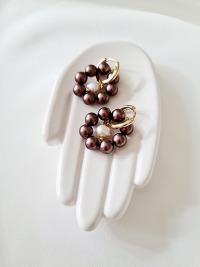 Ohrringe aus Swarovski Crystal Pearls elegante Ohrringe Perlenohrringe 6