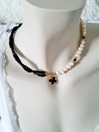 Glitzernde Halsketten Preciosa Perlen Süßwasser Perlen 5