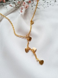 Halskette aus goldfarbener Gliederkette 5