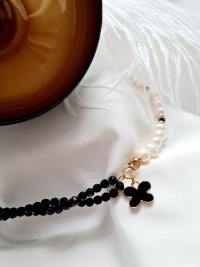 Glitzernde Halsketten Preciosa Perlen Süßwasser Perlen 3