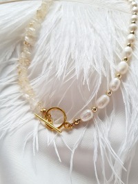 Halskette aus Süßwasser-Zucht-Perlen 5