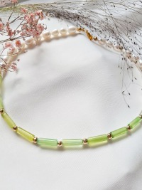 Halskette aus Süßwasser-Zucht-Perlen 7