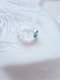 Perlenring einzigartiges Schmuckstück Jadeperlen Ring 2