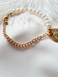 Armband | Edelstahl | Süßwasser-Zucht-Perlen 6