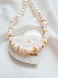 Halskette aus Süßwasserperlen 7