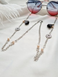 Brillenketten mit Quasten und Perlen trendige Brillenkette Eyecatcher hochwertige Perlen und