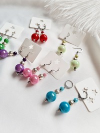 bunte Ohrringe sommerliche Ohrringe Miracle Beads Ohrringe hochwertige Accessoires