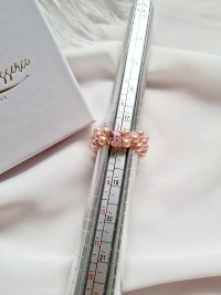 Preciosa Nacre Pearls Ringe elegante Schmuckstück 2
