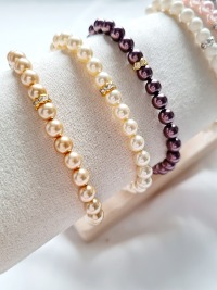 Preciosa Nacre Pearls Armbänder stilvoll elegant Büro Events