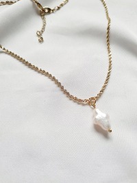 Halskette | Edelstahl | Süßwasser-Zucht-Perlen 9