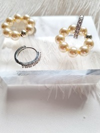 Perlen Ohrringe Perlen Schmuck Geschenke für Frauen 5