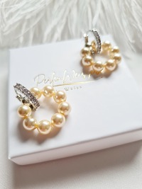 Perlen Ohrringe Perlen Schmuck Geschenke für Frauen 2