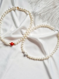 Halskette | Kunststoffperlen 10