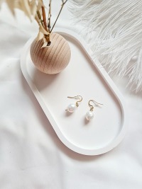 Ohrhänger mit Süßwasser-Zucht-Perlen