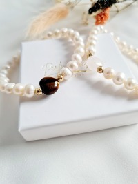 Armbänder | Süßwasser-Zucht-Perlen | Herz-Perle