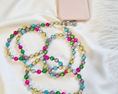 Handykette Miracle Beads leuchtend-bunt praktisch stylisch - Accessoires trendige