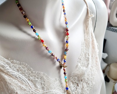 Einzigartige Perlenkette hochwertige Perlen Halskette Luxus Perlenkette handgefertigte
