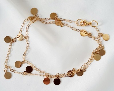 Halskette aus Edelstahl - vergoldet | Layering-Look | hypoallergen | minimalistischer Schmuck
