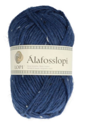 Álafosslopi 1234 Schurwolle / Schafwolle / Lopi Istex/ Islandwolle - 1234 Blau Tweed / 100g-Knäuel