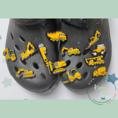 Schuh-Schmuck für Sneakers und crocks Baufahrzeuge