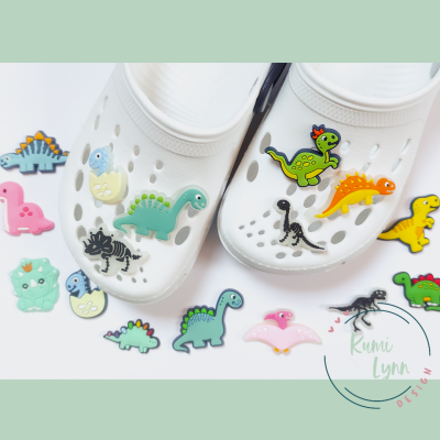 Schuh-Schmuck für Crocks Dinosaurier
