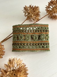 Breites Makramee Armband im Boho Gipsy Stil. 2