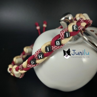 EM-Keramikhalsband Simple Wunschfarbe - Handgefertigtes Hundehalsband