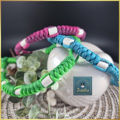 EM-Keramikhalsband Snake Wunschfarbe - Handgefertigtes Hundehalsband