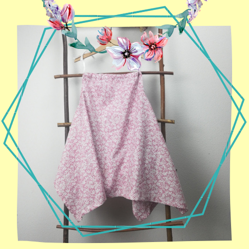 Federsanft - knielanges Sommerkleid - Zipfelkleid - Hängerchen - mit Trägern zum Binden 9