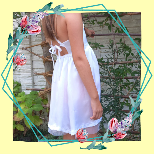 Sonnenkuss - knielanges Kleid mit zarten Trägern 10